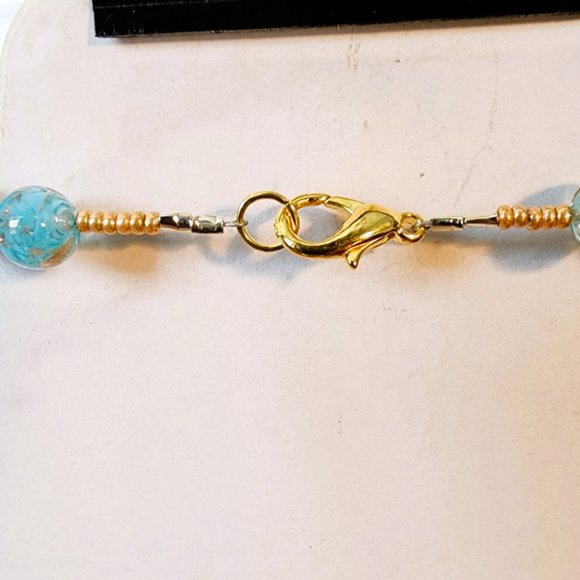 Vintage Venetian Bead Necklace & Matching Earrings Newly Cleaned & Restrung - Picture 4 of 4